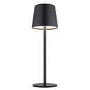 Lampada Vancouver nera senza fili ideale per comodino tavolo terrazzo balcone e punti luce decorativi in casa