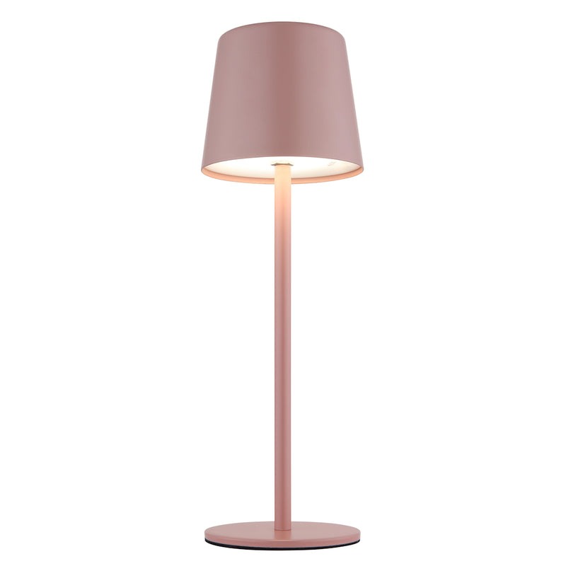 Lampada senza fili rosa antico IP44 per comodino vanity table camera e ambienti eleganti senza cavi visibili