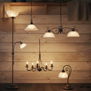 Serie di Lampade rustiche per l'illuminazione da interno Country by Trio Lighting