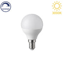 Lampadina LED attacco E14 forma a sfera 6W luce calda 3000K dimmerabile