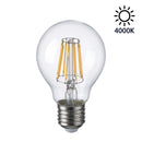 Lampadina LED E27 A60 da 8W e 1055 lumen con luce naturale 4000K