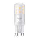 Lampadina LED G9 compatta finitura smerigliata ideale per applique plafoniere e lampade decorative