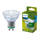 Lampadina LED GU10 Philips Ultra Efficient 2,1W luce calda 2700K
