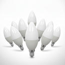 confezione 10 lampadine led e14 candela 3000k 4000k 6500k
