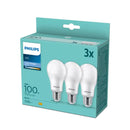 confezione 3 lampadine led e27 philips 13w 6500k 1521 lumen