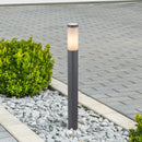 Lampioncino cilindrico moderno antracite da giardino
