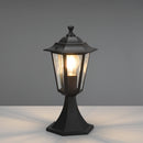 Lampioncino da giardino nero con lanterna esagonale classica. 505660132 Pienza