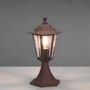 Lampioncino segnapasso classico finitura ruggine Pienza by Trio Lighting