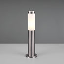 Lampioncino da giardino moderno inox satinato IP44 E27 45 cm