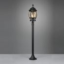 Lampione con palo nero da esterno IP44 per giardini parchi vialetti e spazi outdoor