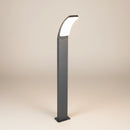 Lampioncino da giardino Arcus da 100 cm con luce LED 1650 lumen IP44 e diffusore bianco curvo