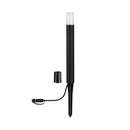 lampioncino LED Flarea Plug & Shine altezza 40 cm IP65 3000K nero in metallo da giardino