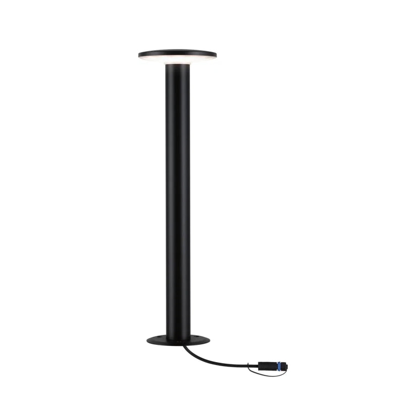 lampioncino LED Plate Plug & Shine IP44 3000K antracite per vialetti ingressi e giardini