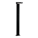 lampioncino solare Ryse antracite con sensore movimento IP44 e luce calda 3000K per esterno
