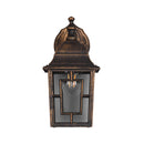 lanterna quadrata da parete discendente stile tradizionale rustico