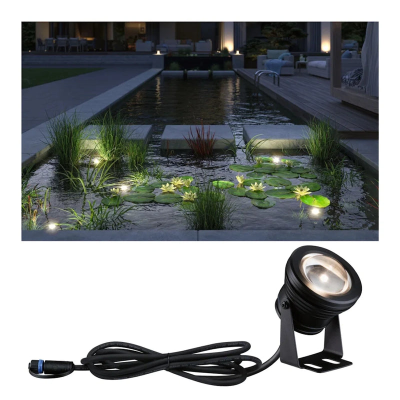 luce subacquea Plug and Shine per hotel ville ristoranti resort giardini scenografici e fontane decorative