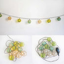 luci decorative con corda in iuta stile naturale
