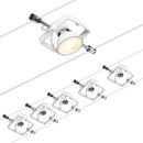 Sistema a cavo Paulmann Mac II 10 metri bianco con trasformatore per parete e soffitto