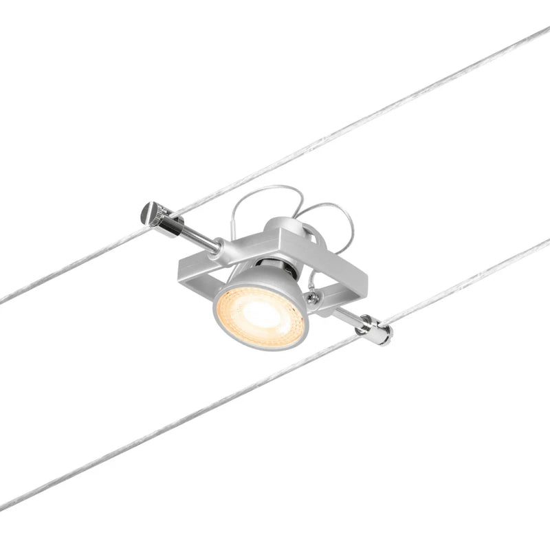 Tesata su cavo Paulmann Mac II 94430 finitura argento opaco kit completo con accessori