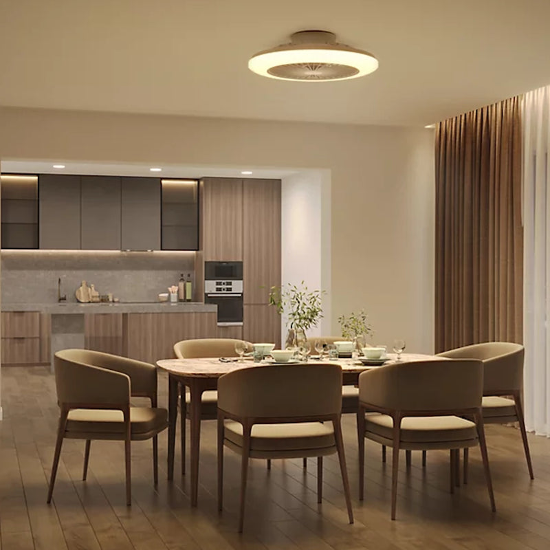 Lampada LED Philips Amigo con ventilatore integrato EyeComfort Natural Breeze
