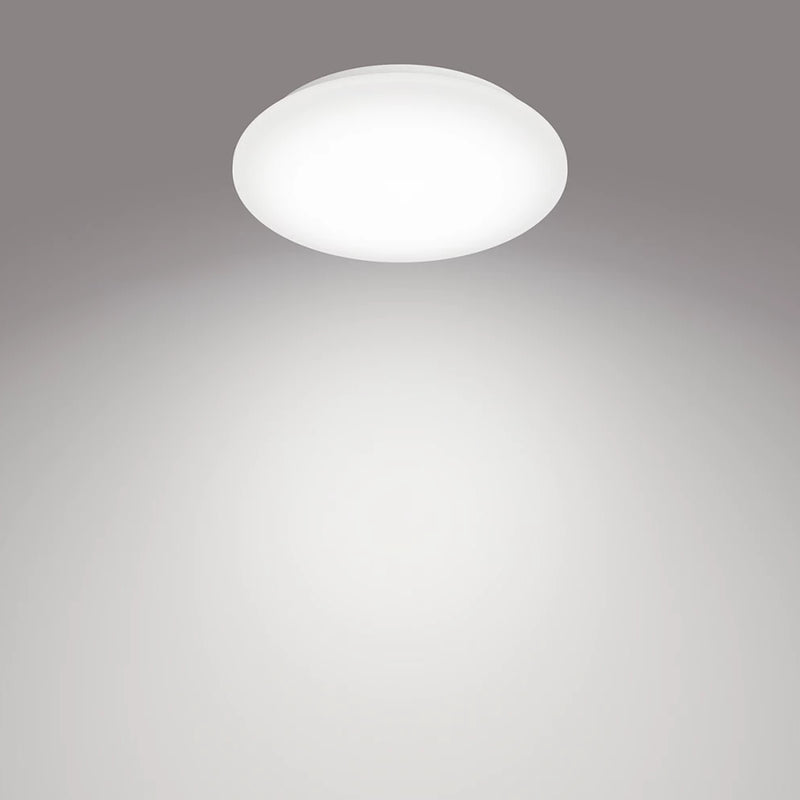 Plafoniera Philips LED Moire bianca Ø24 cm 10W luce bianco naturale 4000K