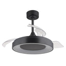 ventilatore plafoniera per appartamenti e hospitality con led 40w 2400 lm controllo remoto e impostazioni memorizzate