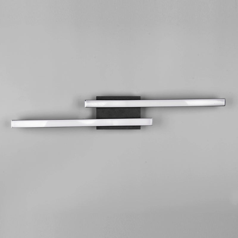 Plafoniera design contemporaneo LED grigio antracite