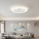 Plafoniera moderna LED con vnetilatore integrato design moderno per soggiorno, camera da letto e living