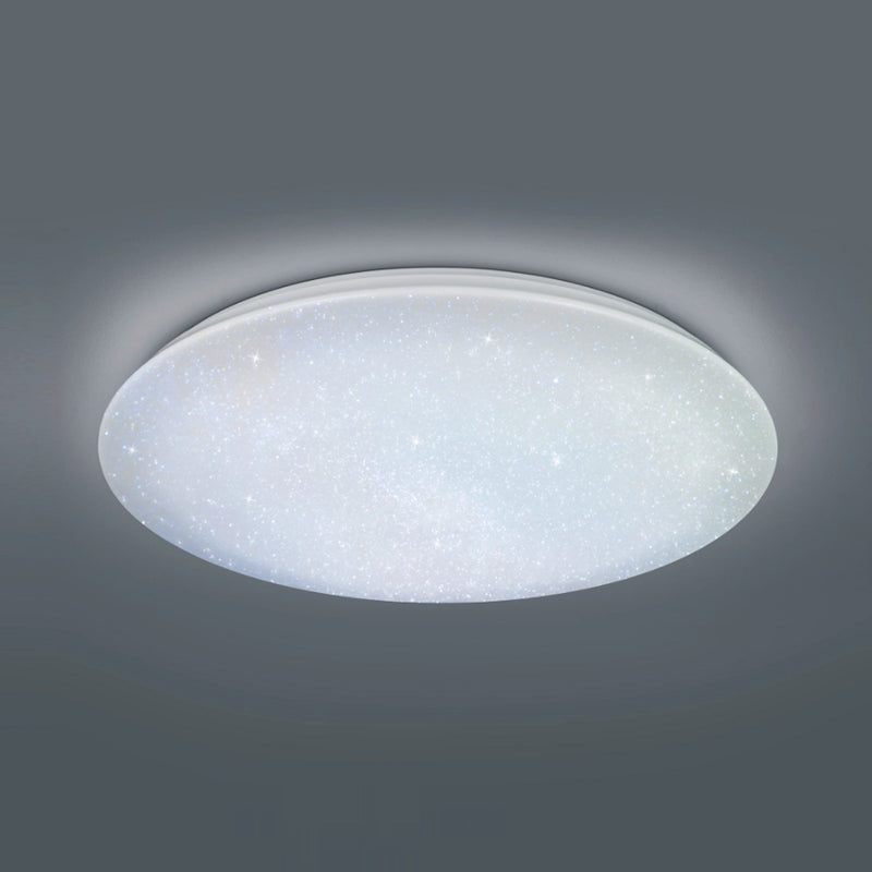 Lampada da soffitto LED NAGANO 72W con dimmer, luce notturna e copertura effetto stella.