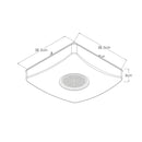 Dimensioni della plafoniera LED quadrata moderna LED Square Globo Lighting