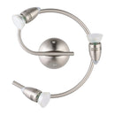 plafoniera moderna spot a 3 luci con lampadine LED GU10 sostituibili incluse 3000K e 750 lumen totali