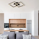 Plafoniera nera moderna IP20 con LED integrato per illuminare cucina camera o studio