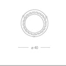 Plafoniera decorativa stile tradizionale Ø40 cm con attacco E27