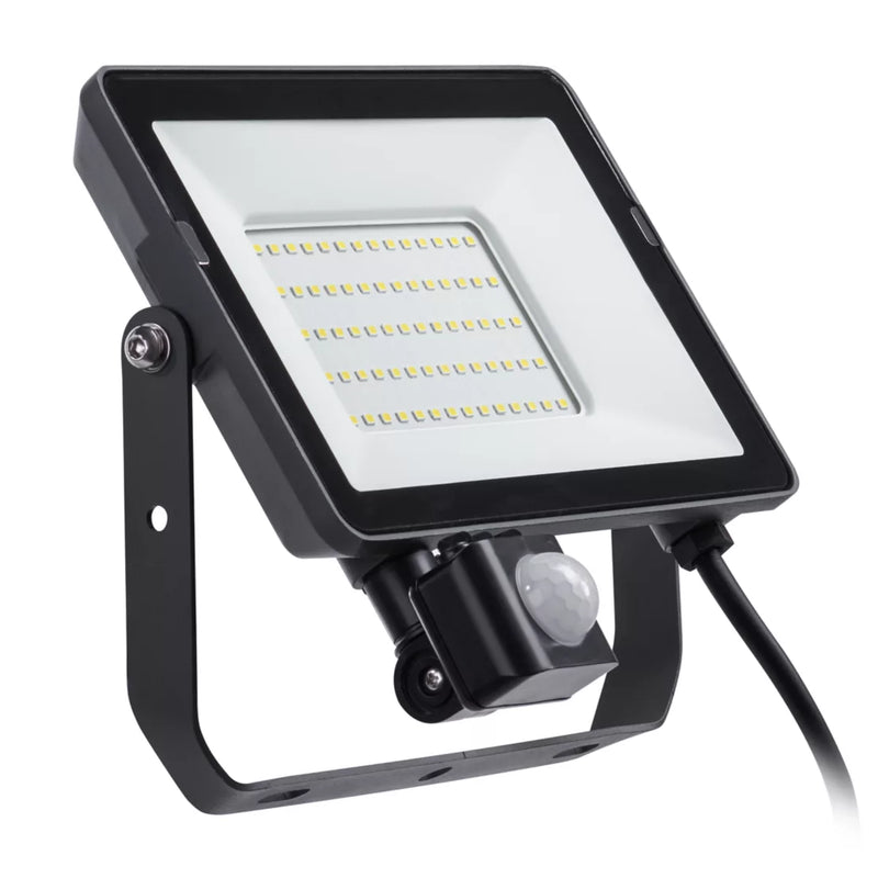 Proiettore LED da esterno con sensore integrato ideale per giardini, viali e parcheggi