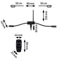 Controller nero IP68 per sistema Plug Shine con portata wireless fino a 15 metri