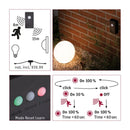 Sensore Plug Shine wireless a batteria con rilevatore di movimento IR per illuminazione giardino