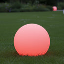 sfera luminosa galleggiante buly 30 in policarbonato bianco diametro 30 cm per piscina e giardino
