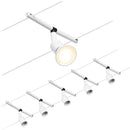 kit tesata su cavo salt basic set 5 faretti bianco 5 metri
