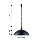 sospensione outdoor 24V con lampadina LED E14 sostituibile luce calda 3000K e potenza 2W