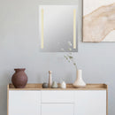 Rivas specchio bagno moderno luminoso con led luce calda 12W