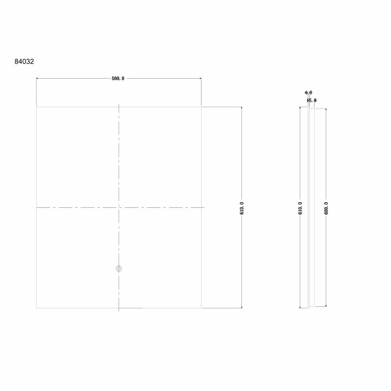 Specchio LED bagno IP44 Globo Lighting RIVAS 50x61 cm