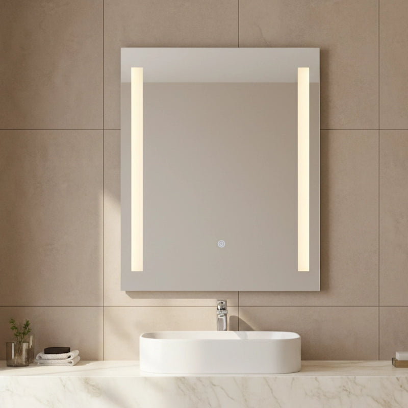 Specchio luminoso LED da bagno IP44 con luce calda 3000k 