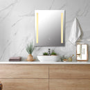 Specchio LED da bagno Globo Lighting RIVAS 50x61 cm 12W 3000K IP44 per truccatrici e make-up artist