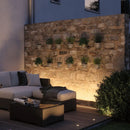 striscia LED da incasso per illuminare siepi recinzioni muri esterni bordure terrazze e giardini