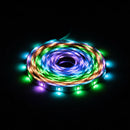 Striscia LED con luce RGB colorata gestita da telecomando