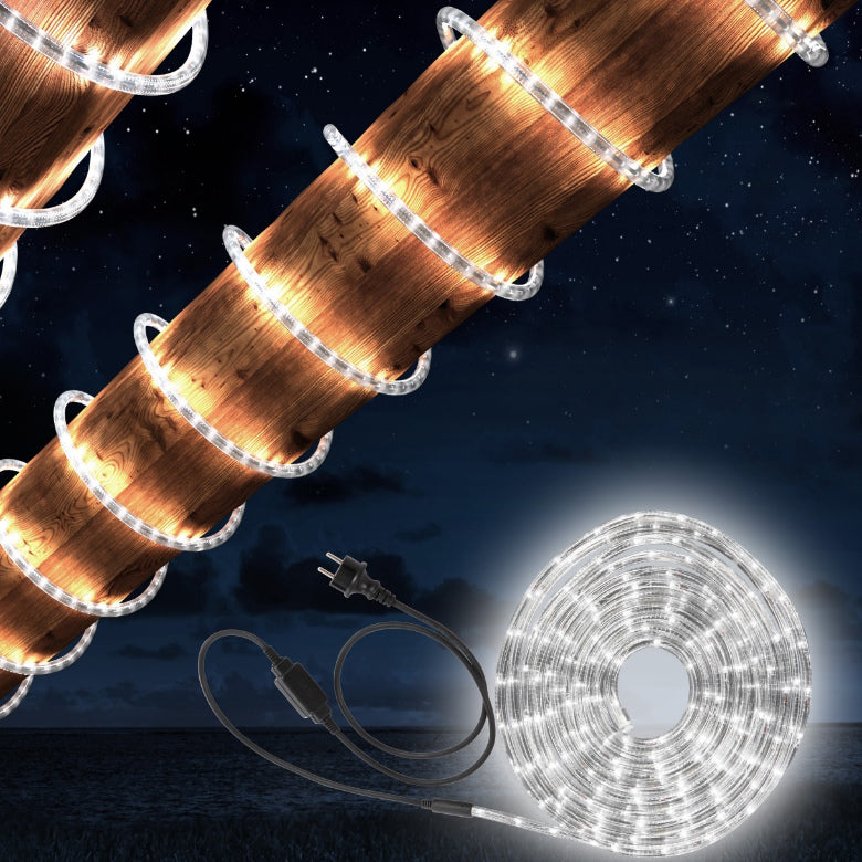 tubo led flessibile da esterno tubelight 9 metri luce fredda 5500k