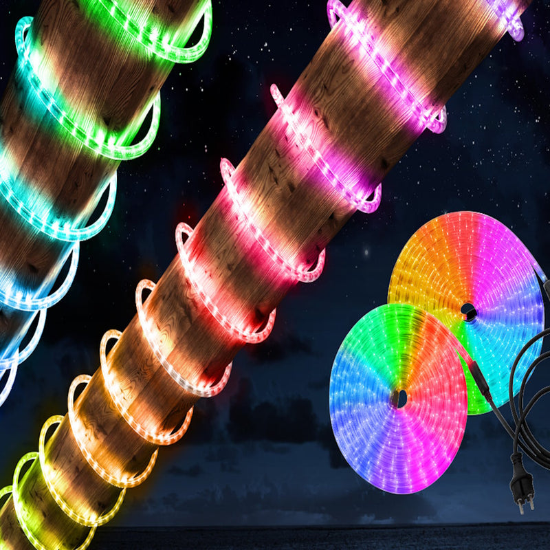 tubo led flessibile da esterno tubelight 6 metri rgb ip44