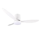 ventilatore da soffitto goteborg bianco con luce led integrata e telecomando incluso
