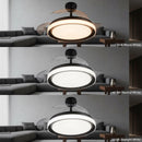 ventilstore da soffitto con illuminazione led cct luce calda naturale e fredda selezionabile con telecomando