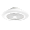plafoniera ventilatore led 5500lm con luce cct caldo neutro freddo e modalità rgb controllo radiocomando rf